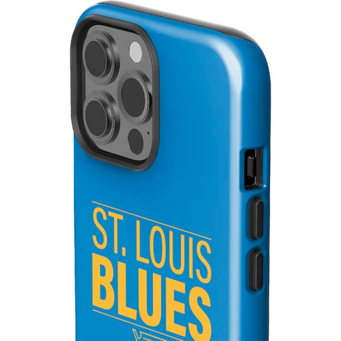 NHL St. Louis Blues Lineup iPhone 15 Pro Max Impact Case